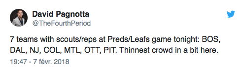 Voilà pourquoi Marc Bergevin ÉPIE Leafs vs Predators...