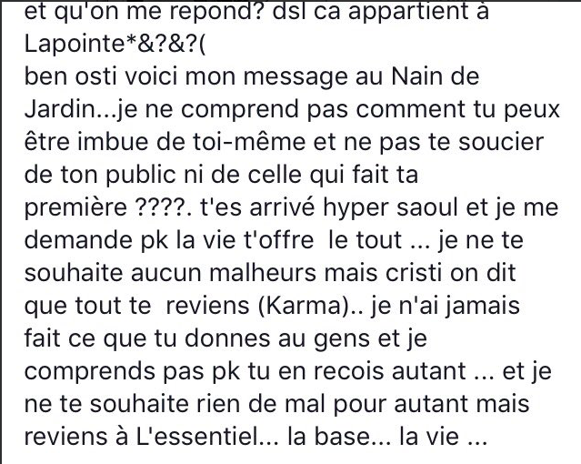 Vous nous trouvez MÉCHANTS envers Bergevin? Parlez-en au NAIN de JARDIN...