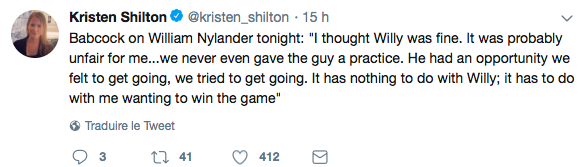 William Nylander a MAL PRIS d'être BENCHÉ hier???