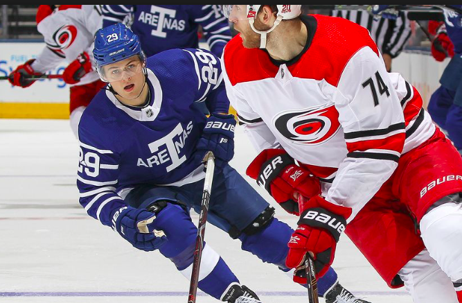 William Nylander en Caroline: seulement quelques détails