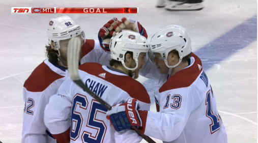 WOW...Brett Kulak qui frappe tôt !!!