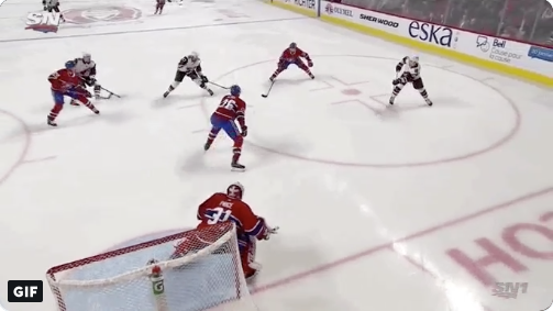WOW...Ça a déjà passé proche pour Galchenyuk...