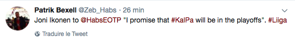 WOW...Joni Ikonen ne manque pas de CULOT !!!