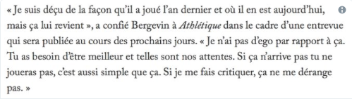 Y s'est passé quoi, pour que Marc Bergevin...