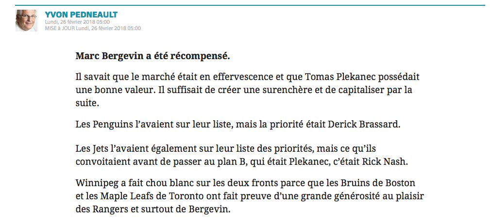 Yvon Pedneault...en perd des BOUTTES...