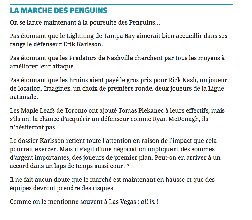 Yvon Pedneault...en perd des BOUTTES...