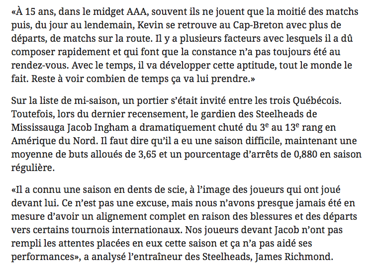 Zach Fucale les a COULÉS sans le vouloir....