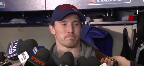 Brendan Gallagher le pense aussi..