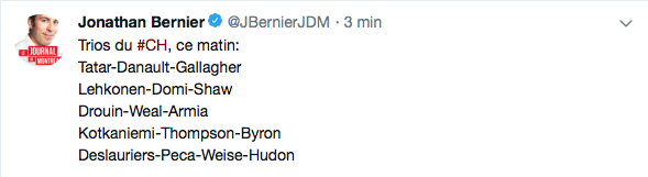 Byron de retour, et KK à l'aile...