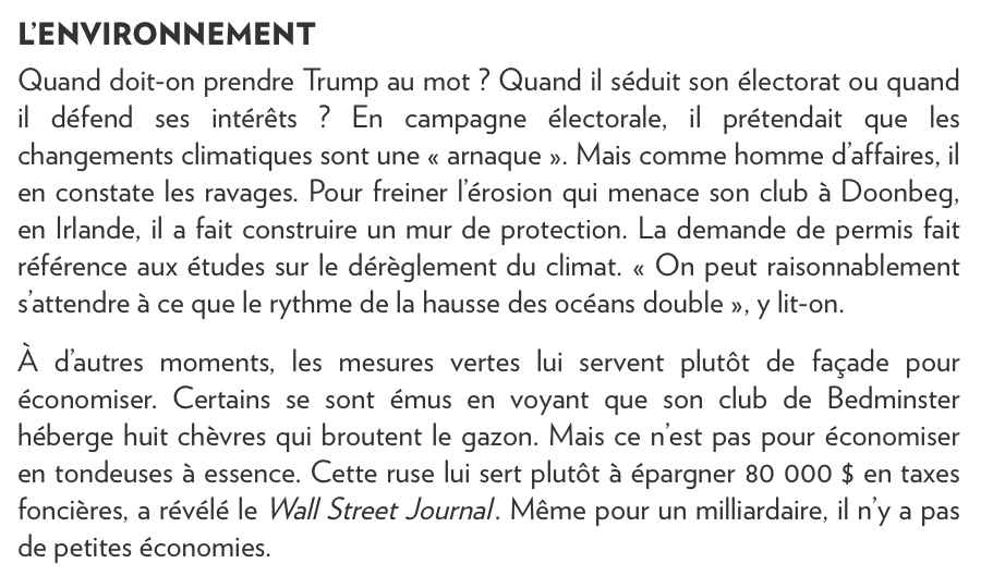 Ce que le GOLF nous dit sur Donald Trump..