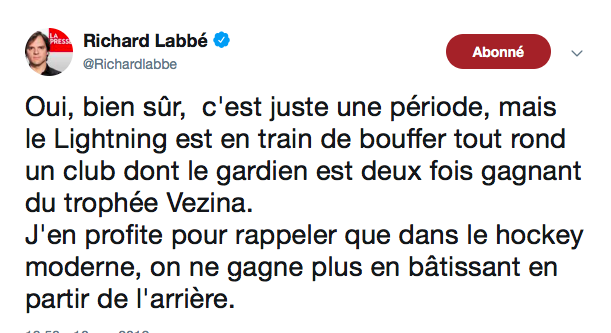 Comment avoir l'air d'un CAVE? Demandez à RICHARD LABBÉ....