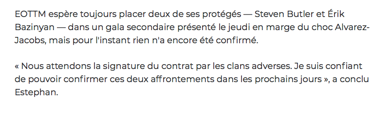 David Lemieux....Le RICK DIPIETRO de la BOXE...