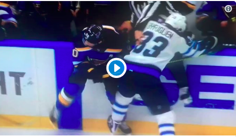 HAHA!!! David Perron la FACE À CLAQUES!!