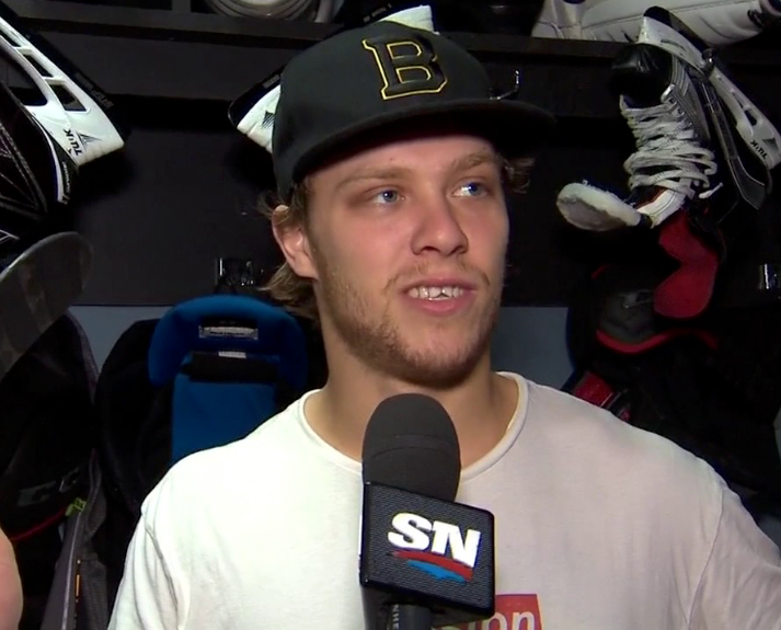 HAHA...David Pastrnak répond à Justin Bieber...