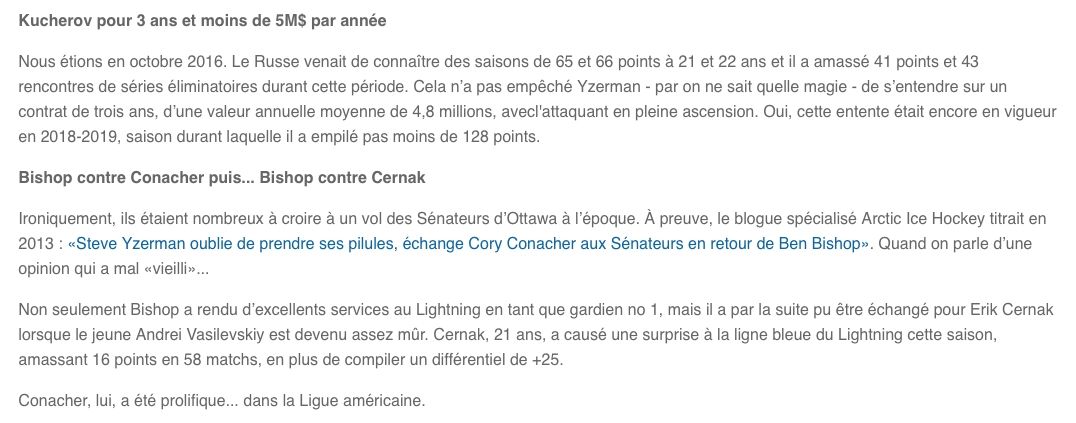 HAHA...Les meilleurs coups de Steve Yzerman...