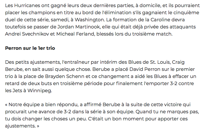 Il faut un JEUNE COACH à Montréal...