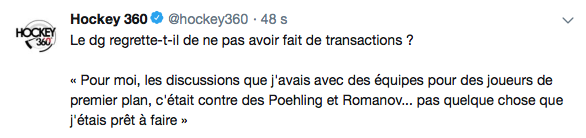 Il n'est pas tanné de se répéter ???