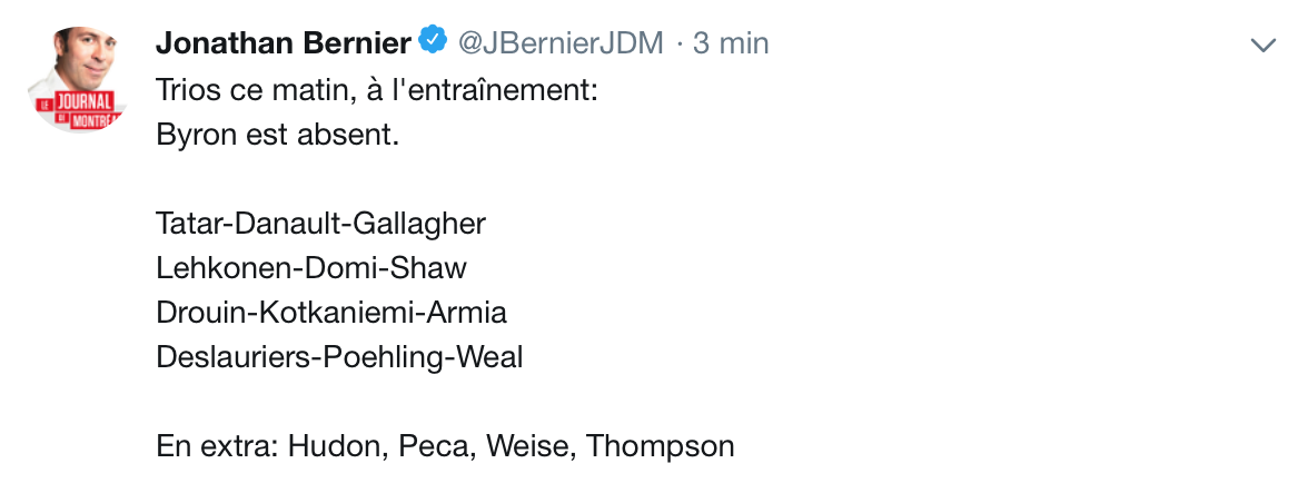 Il sera IN ce soir...