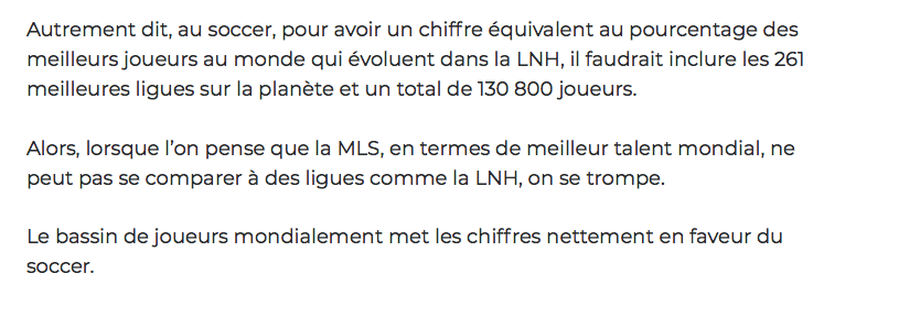 Jeremy Filosa n'a pas encore compris...Que la MLS est une LIGUE de JAMBONS...