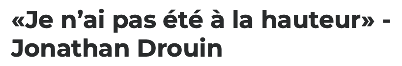 Jonathan Drouin s'était bien fait COACHER par Paul Wilson...