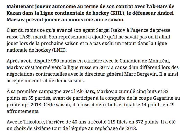 L'agent d'Andrei Markov...Doit arrêter de jouer au MENDIANT...