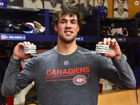 Le coach de Ryan Poehling semble SURPRIS du HAT TRICK de son ancien protégé...