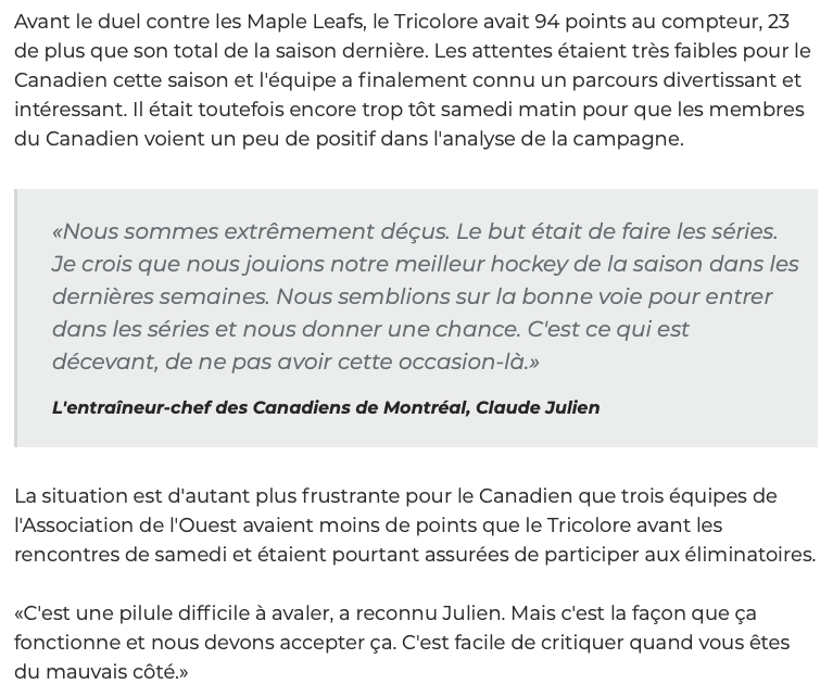 On s'en CAL...que vous soyez DÉÇUS....