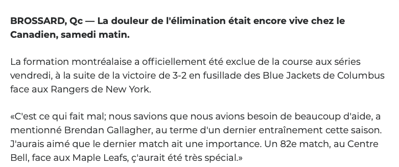 On s'en CAL...que vous soyez DÉÇUS....