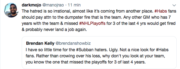 Pendant que les HATERS de Subban sortent de leur cachette...