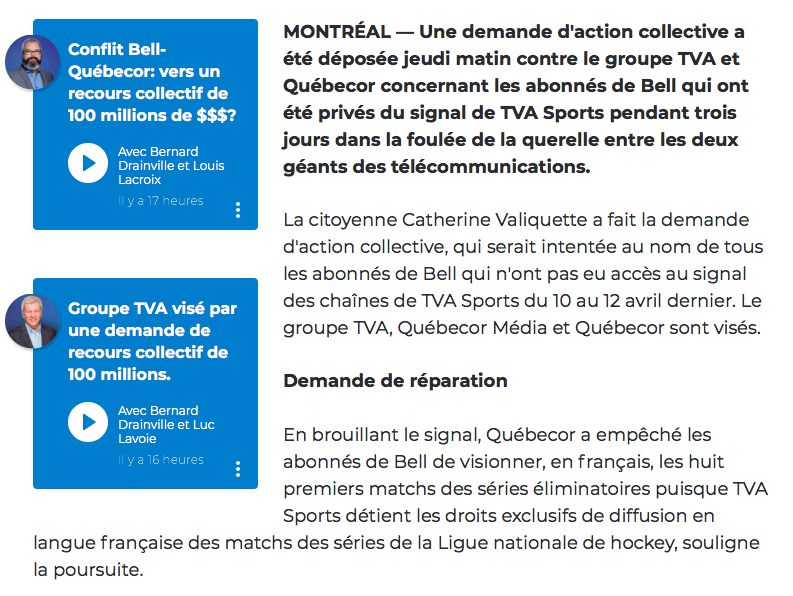 Quand TVA Sports va ferrmer...