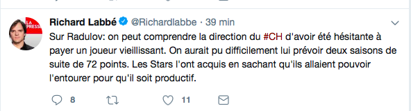 Richard Labbé essaie de trouver des EXCUSES à Marc Bergevin..