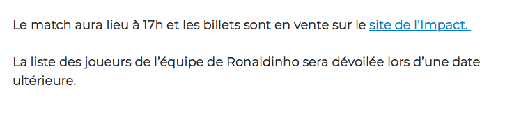 Ronaldhino à Montréal!!!!!!!! AYOYE!!!!