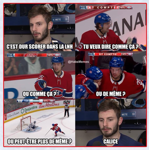 Ryan Poehling et Victor Mete ont eu une discussion  hier...