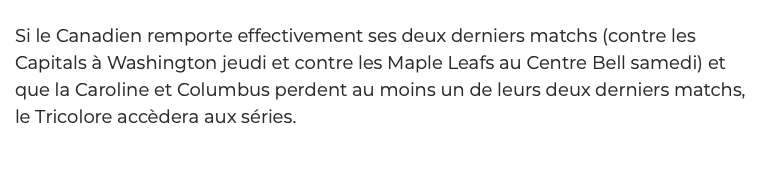 Si Mario Tremblay le dit....