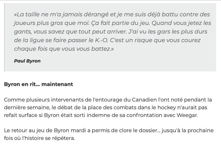 Si on était la femme de Paul Byron..