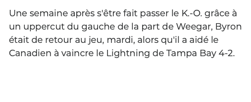 Si on était la femme de Paul Byron..