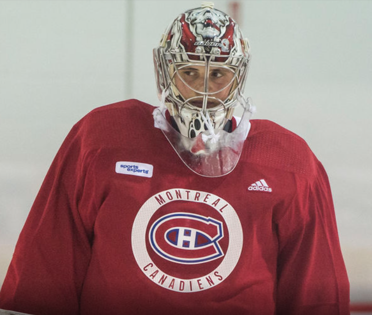 Trevor Timmins en doit une bonne aux entraîneurs de Cayden Primeau...