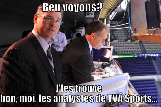 TVA Sports dans le GROSSE MARDE....