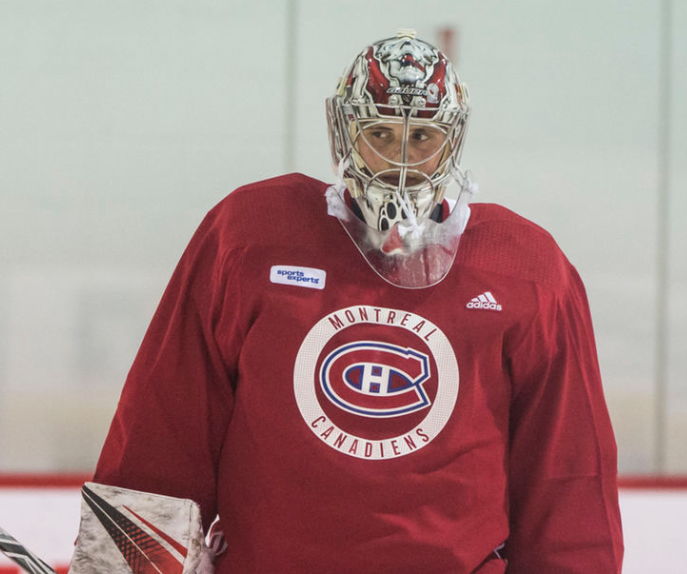 WOW...Cayden Primeau n'a pas de complexe...