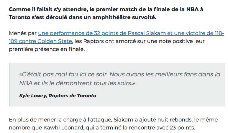 Alors que les fans des Leafs.....Sont les PLUS PLATES de la LNH....