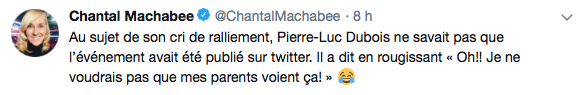 BEN OUI TOÉ...Pierre-Luc Dubois ne savait pas...