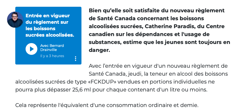 CHUCKY et RADULOV vs les jeunes d'aujourd'hui....