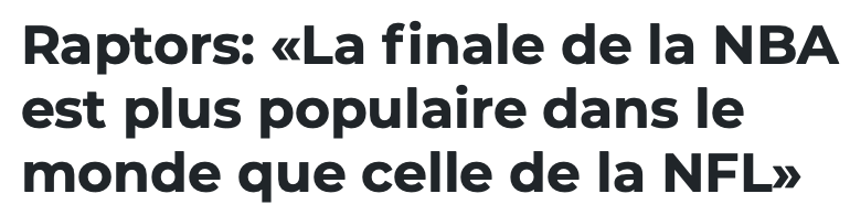 Dans l'optique d'avoir une équipe de la NBA un jour....