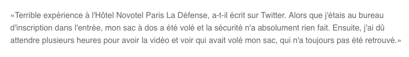 Denis Shapovalov VICTIME d'un VOL à Paris...