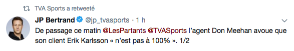 HAHA...Gros scoop sur Erik Karlsson ça !!!