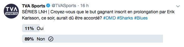 HAHA...Il y a quand même des FEFANS de TVA Sports...