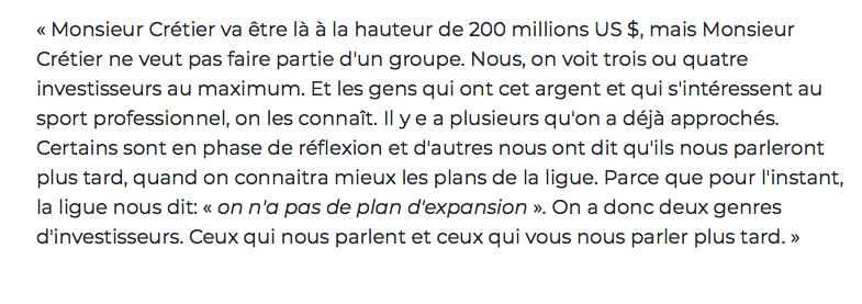 La NBA à Montréal..