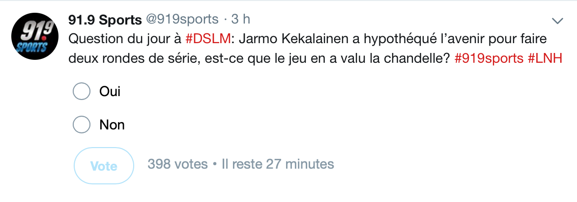 La radio étudiante liche encore le cul de Marc Bergevin...