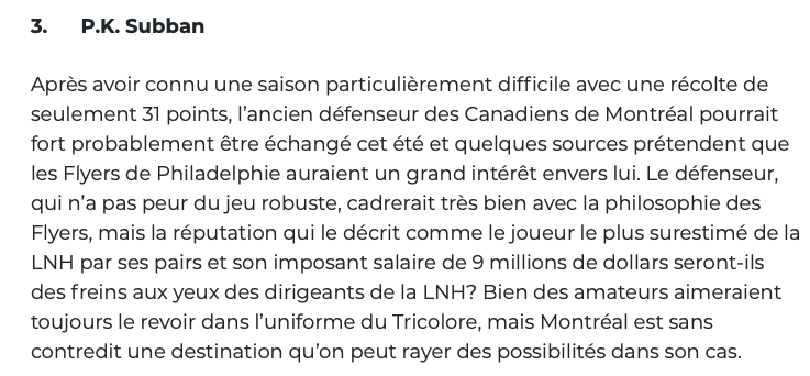 Le CH n'est dans AUCUN de ces DOSSIERS...