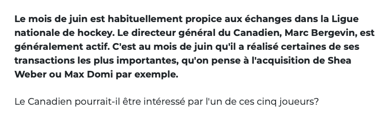 Le CH n'est dans AUCUN de ces DOSSIERS...